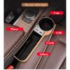 Upgrade Storage Box Car Seat Gap Organizer Pocket Alcantara suede Leather Auto Seat Side Slit Accessories With 12/24V Cigarette Lighter Drive