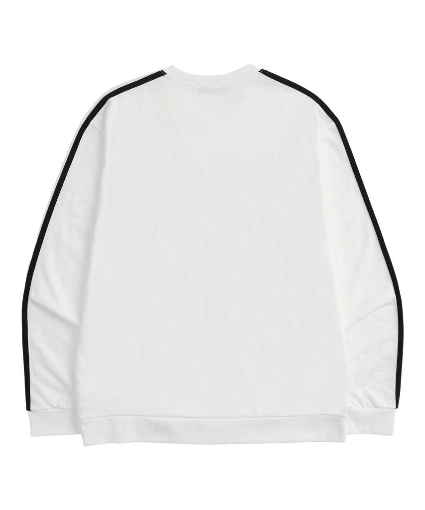 VANNWORKS Jersey Blockcore Unique Sweatshirt (Vls0014) White/Black