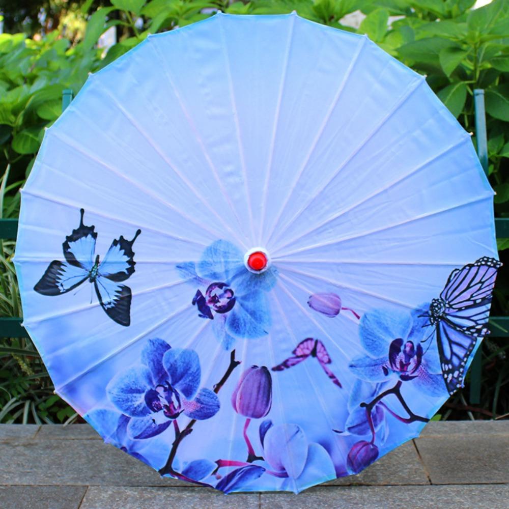 Chinese Antique Style Oiled Paper Umbrella 10 Colors Dance Performance Umbrella  Dance Performance