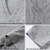 Men's V-Neck Thermal Underwear Set: Modal, Cotton, Wool - Slim Fit, Plus Size Top & Bottoms for Autumn