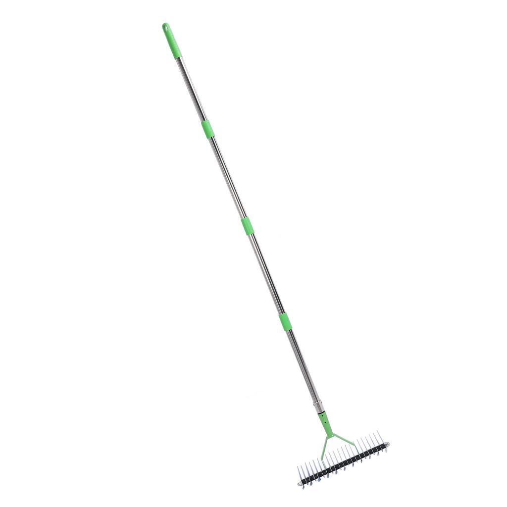 Çim Tırmığı Çim Hasırı Dethatcher Paslanmaz Çelik Metal Çim Bakım Bahçe Bahçe Toprak Aleti
