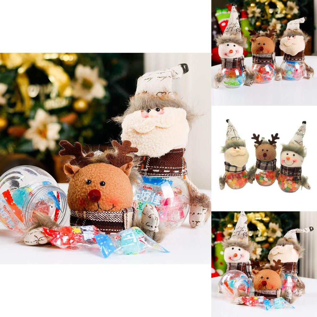 Delightful Christmas Candy Jar With Whimsical Reindeer For Kids Holiday Celebrations