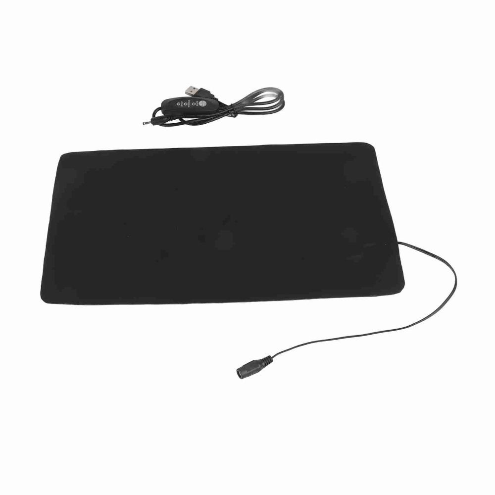 3 Gear Temperature Adjustment Seedling Heat Mat PU Leather Low Voltage Seedling Warming Mat Waterproof Design Textured Surface