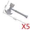 MOC Building Block Medieval Solider Knight Figures Toy Weapons Accessories Sword Axe Bow Sword Ten Spear Crossbow Mini Bricks