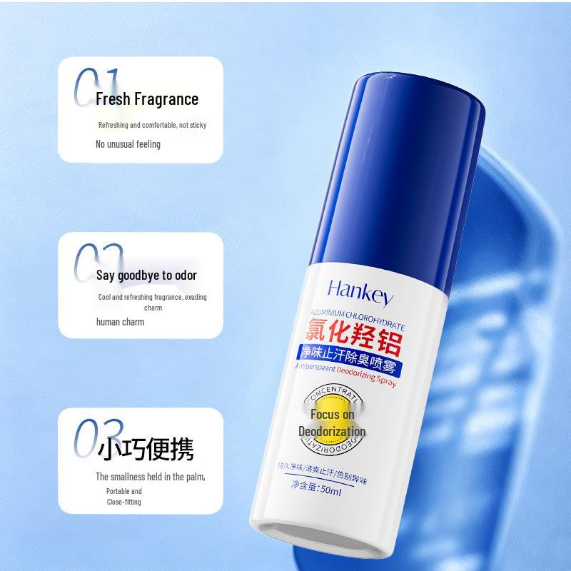 Han Ji Soothing Aluminum Chlorohydrate Antiperspirant Deodorant Spray 50ml - Refreshing & Moisturizing