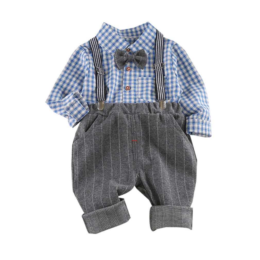 

Формальный набор для мальчиков для детского сада, идеально подходящий для поступления в школу, посещения храма, первых дней и детских праздников [sunyhom] Детский костюм, Церемониальный, 4 предмета синий