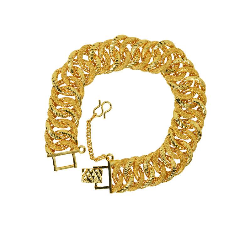Jewelry Men's Domineering Boss Chain Frosted Texture Bracelet Bracelet