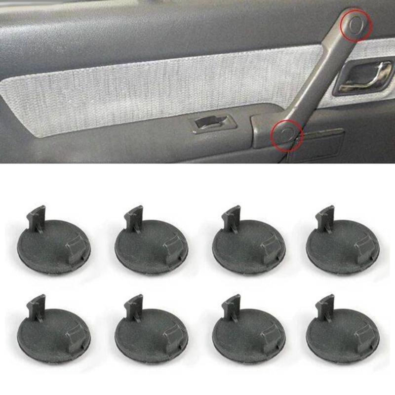 Lot de 8 capuchons de vis pour poignée de porte intérieure, accessoires automobiles, installation facile pour MK2 V31 V33 V43
