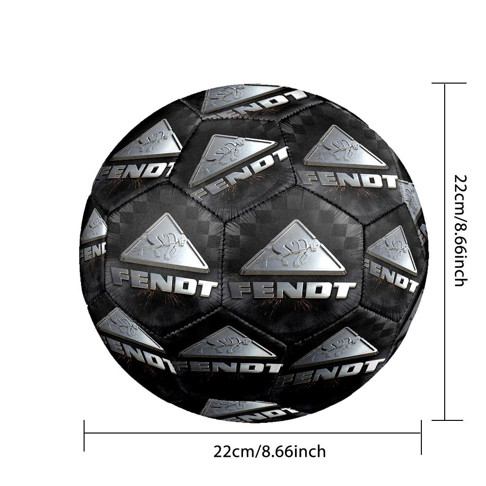 Fendt Print Standard Size 5 Soccer Ball Durable Shock?Absorbing Ball For Training Match Outdoor Play