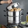 ZISIZ Förtjockad Ångkokare i Rostfritt Stål