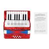 17 Key 8 Bass Piano Accordion Musical Instrument for Beginners Students