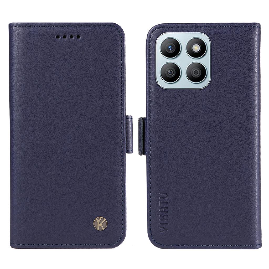 YIKATU YK-003 For Honor X8b 4G Phone Case Side Magnetic Clasp Wallet Cover