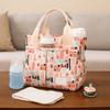 Fashion Printed Mommy Bag Large Capacity Waterproof Baby Nappy Bag Lightweight Wide Opening Baby Diaper Bag for Babies