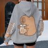 Cartoon Capybara Design Hoodies Women Men Long Sleeve Sweatshirt Spring Autmn Fun Animal Capybara Pullover Girls Cute Hoody