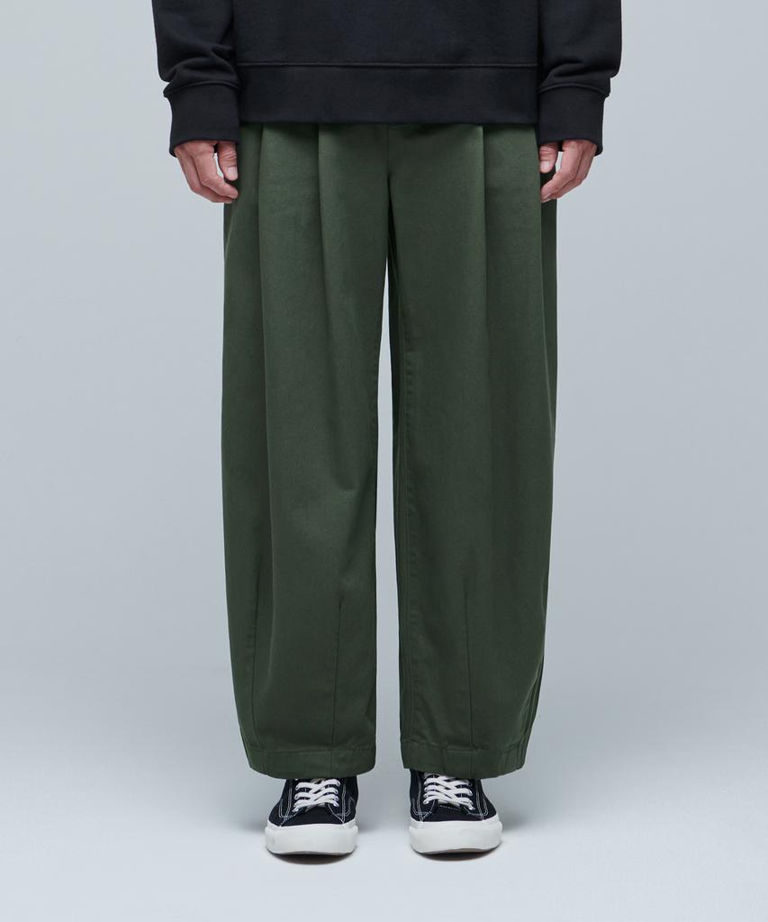 Musinsa Standard Cotton Wide Balloon Pants [Sage Green]