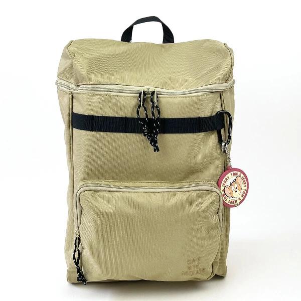 トムとジェリー シリコンチャーム付きスクエアバックパック リュックサック バッグ FLAPPER