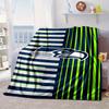 Coperta Portatile/Morbida Seattle Seahawks Logo Coperta da Letto Adatta per Viaggi Campeggio Soggiorni Uffici Divani Regali per Fan