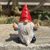 Eco-friendly Resin Decorations Middle Finger Gnome Statue, Naughty Garden Ornament, Waterproof Textured Statues Sun-Resistant for Indoor And