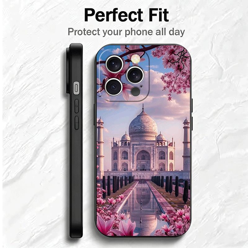 Islam Muslim Mosque Soft Phone Case for iPhone 16 16E 17 Air 15 Pro Max 14 Plus 13 Mini 11 12 7 Black Cover Back Shell