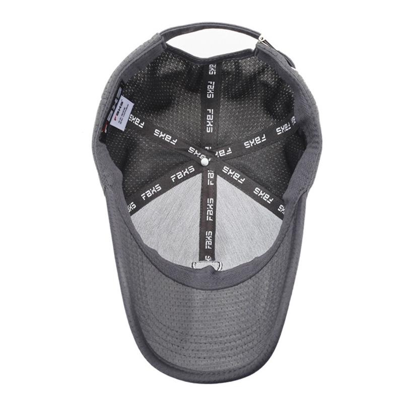 Middle-Aged Men's Cap Summer Breathable Cap Outdoor Sports Baseball Cap Sunshade Sunscreen Cap