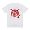 Samurai Schwert Gedrucktes Unisex T-Shirt Sommer Harajuku Lässige Mode Streetwear Vintage Oberteile Unisex Lockerer Rundhals Kurzarm T-Shirts