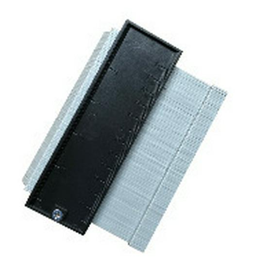 10-Inch Contour Gauge: Arc Ruler & Angle Finder for Woodworking & Curve Profiling