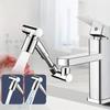 1440° Swivel Faucet Extender Sink Faucet Aerator Extender Swivel Extendable Filter with 2 Modes Splash Guard Multi-functional