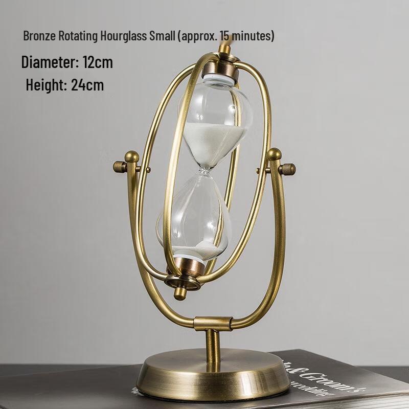 Винтажные металлические песочные часы