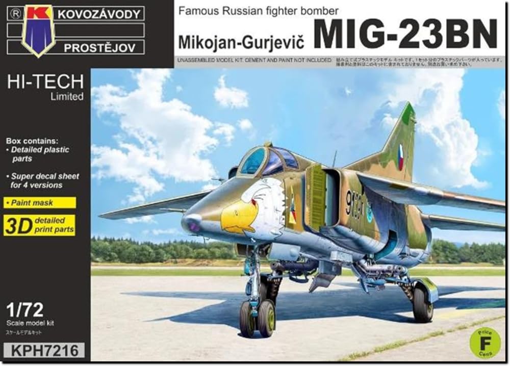 

KP Model Kit Plastic Model Kit KPMH7216 1/72 MiG-23BN Hi-Tech (Airplane)