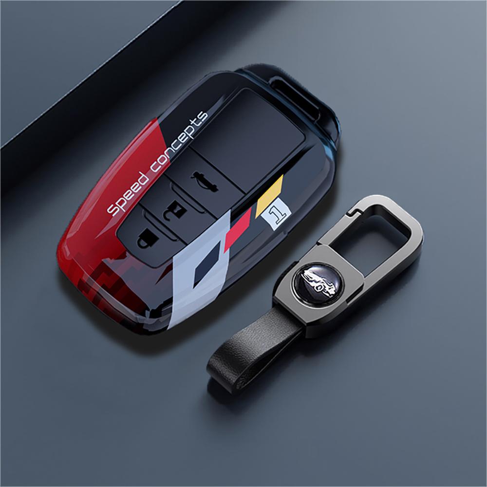 Abs Auto Key Fob Cover Case Housing Remote Fit For Toyota Chr Camry Corolla Rav4 Highlander C-Hr Prius Land Cruiser Prado Key Ring Auto Accessories