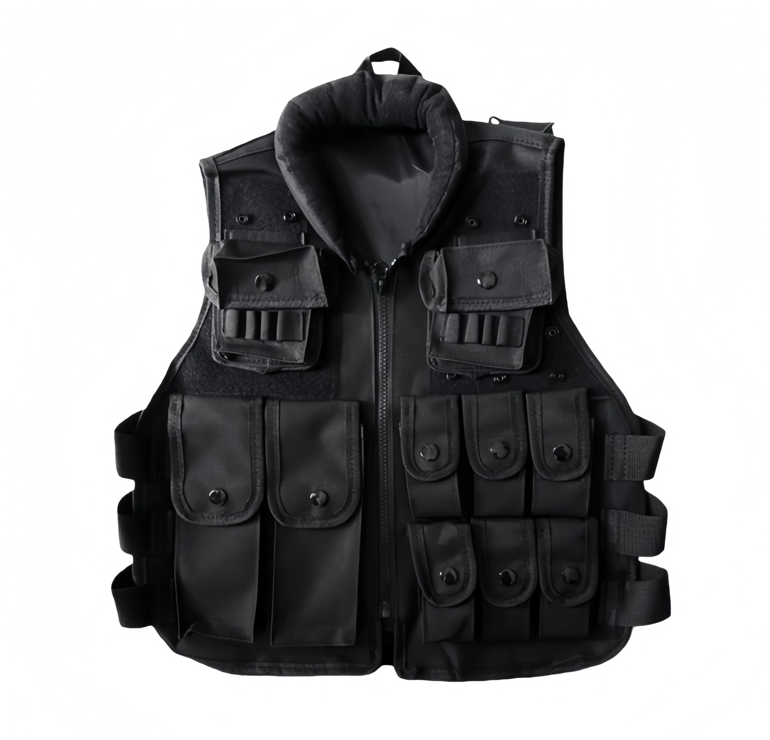 Ansimple Kids  Tactical Vest, Survival Vest, Military Vest, Halloween Cosplay, Army Cosplay, with SWAT Patch, Multi-Function Storage, Lightweight,