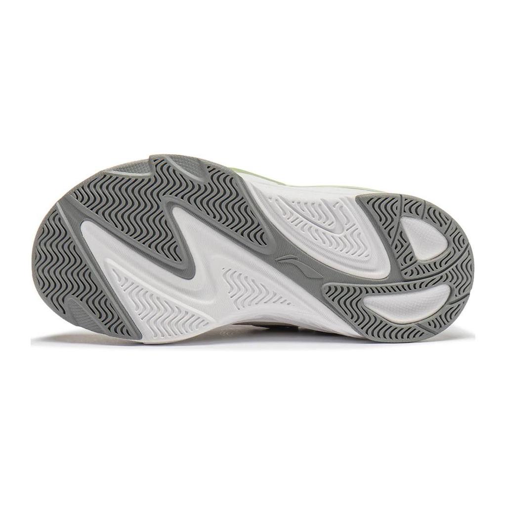 Li Ning Kids Sports Trend Low Top Running Shoes Kids Sneakers Gray White YKNU010-1