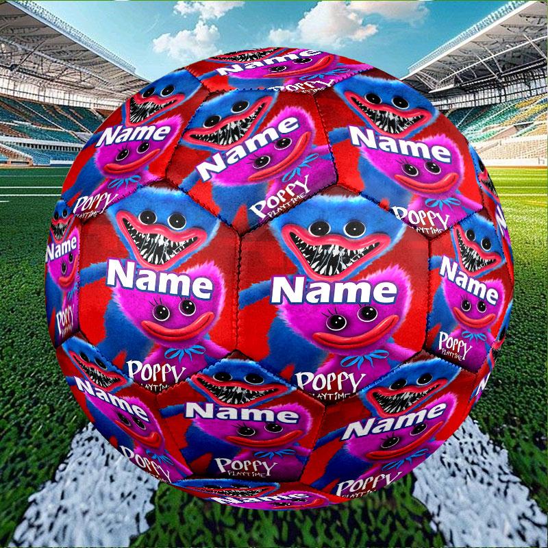 Custom Name Personalized Huggy Wuggy Print Size 5 Soccer Ball Training & Match Football, for Team, Kicking, Gift for Football Enthusiasts