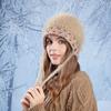 Autumn Winter Plush Pullover Hat Women Wool Hat Coldproof Warm Knitted Hat