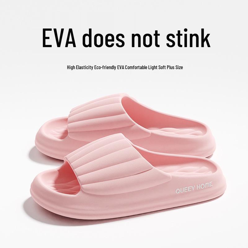 Stepping-on-Clouds: Non-Slip, Thick-Soled EVA Summer Slippers for Men & Women – Ideal for Indoor, Outdoor, and Bathroom Use