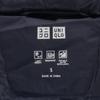 UNIQLO seamless Down jacket S Navy hood Men's Used