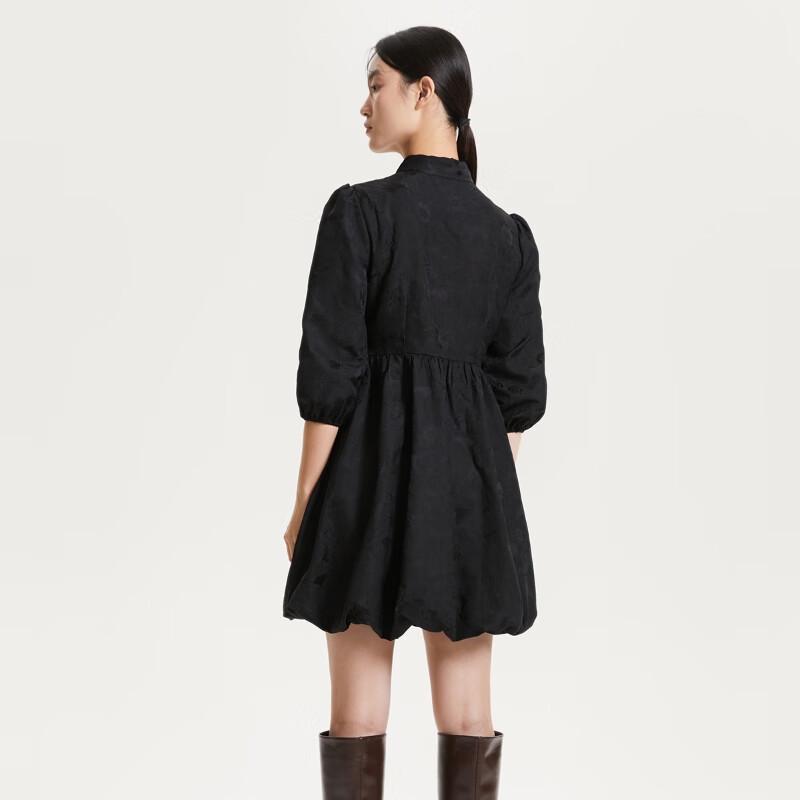 VEROMODA Women's Faux Two-Piece Knit Bow A-Line Dress 32347C015