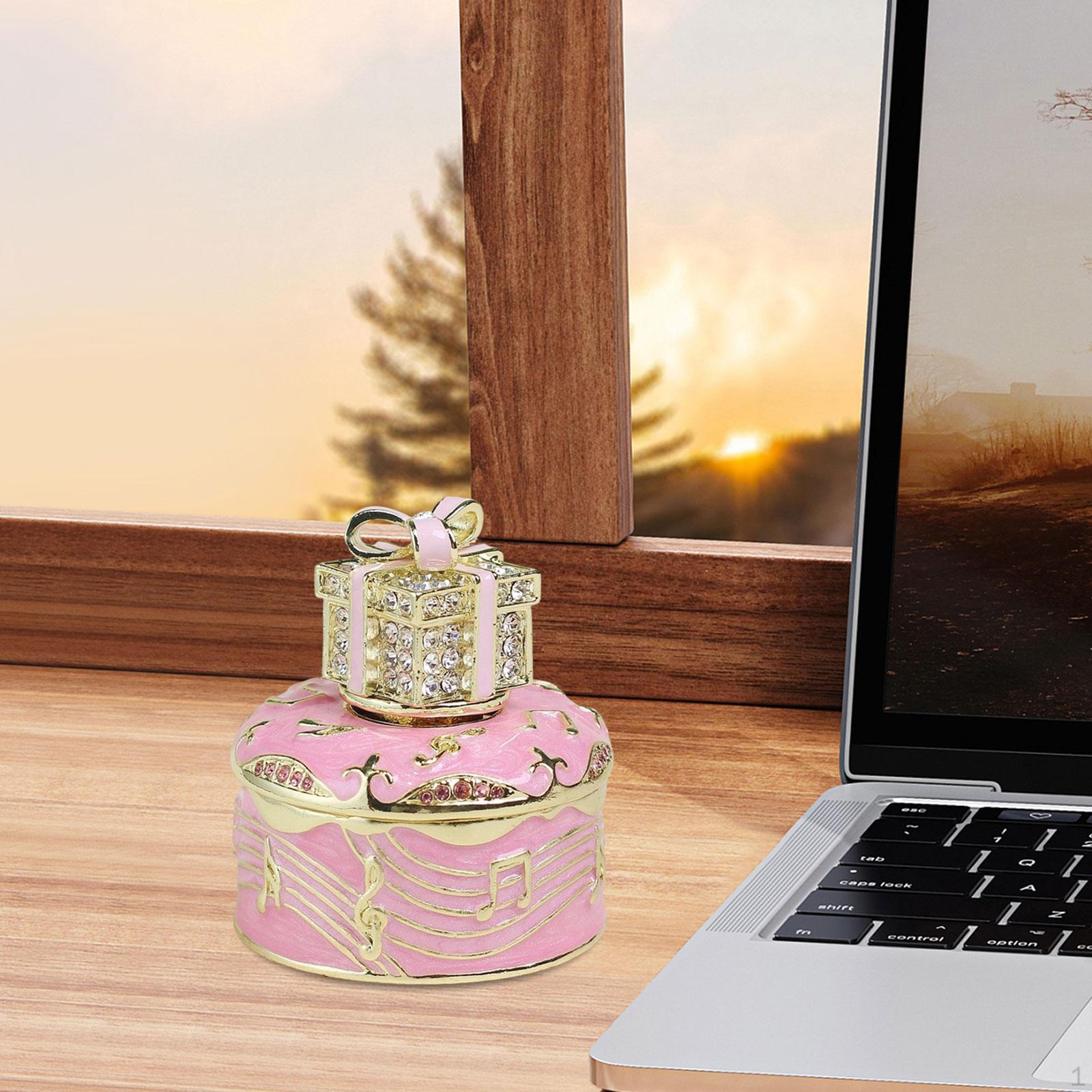 

Коробка для безделушек, эмалированная подвесная ювелирная коробка, милый держатель для колец, органайзер для подарка, фото Gift Box