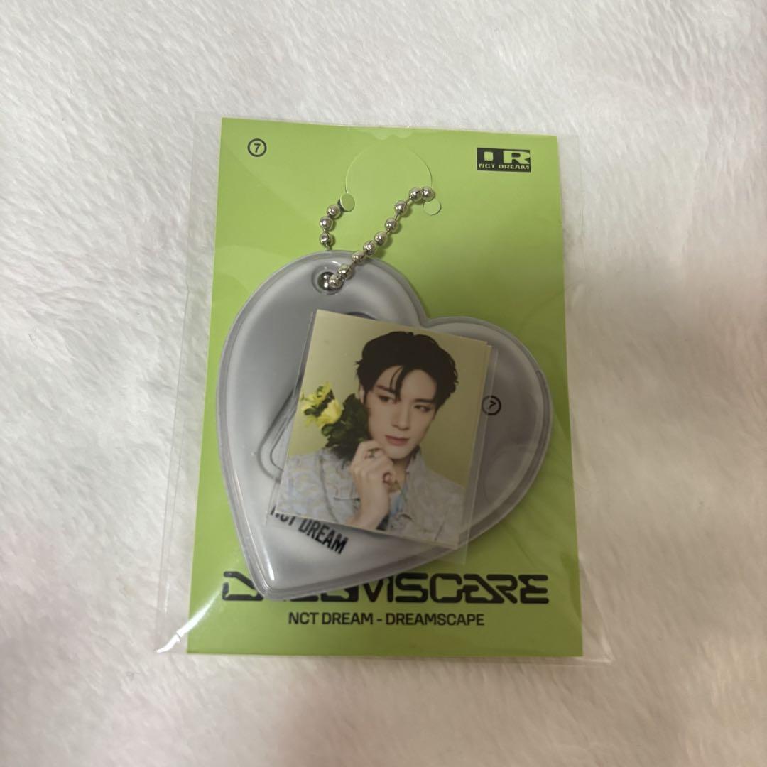 

[Б/У] NCT DREAM JENO брелок в форме сердца фото на удостоверение личности