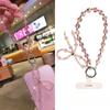 Boutique, Crystal Phone Chain, Ins Style, Luxury, Ladies, Wrist Pendant, Short Style, Phone Case Pendant, Beaded Chain