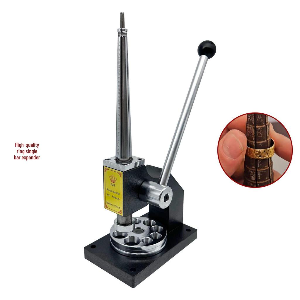 Premium Gear-Type Ring Expander and Reducer Set with Adjustable Six-Piece Shaping and Rounding Bars