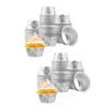 ABBY-300 Pcs Aluminum Foil Cupcake Cups Ramekin Muffin Baking Cups, Disposable Muffin Liners, Ramekin Holders Cups