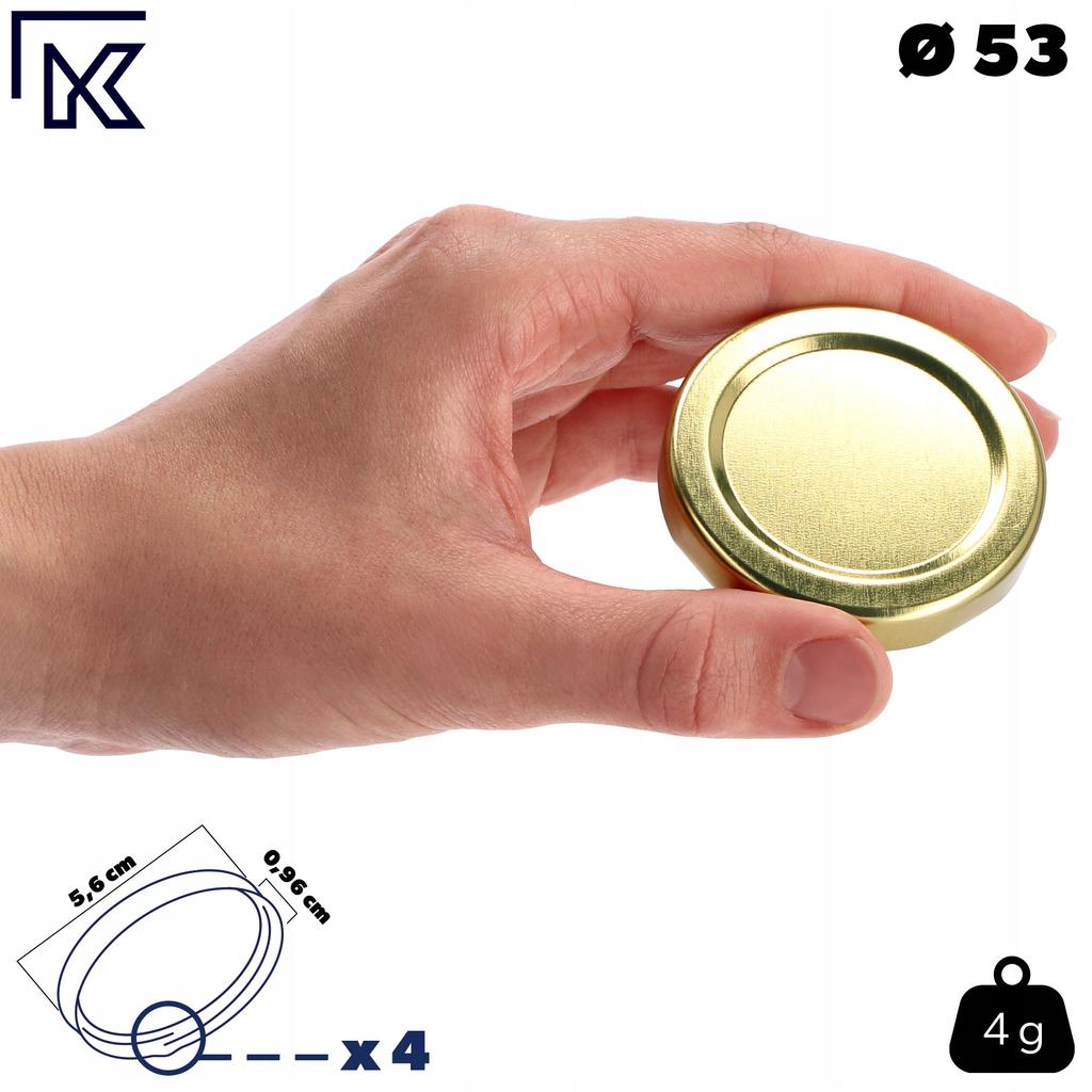 KADAX 10x Deckel Schraubdeckel Fi 53 Für Gläser Flaschen Deckel Für Gläser