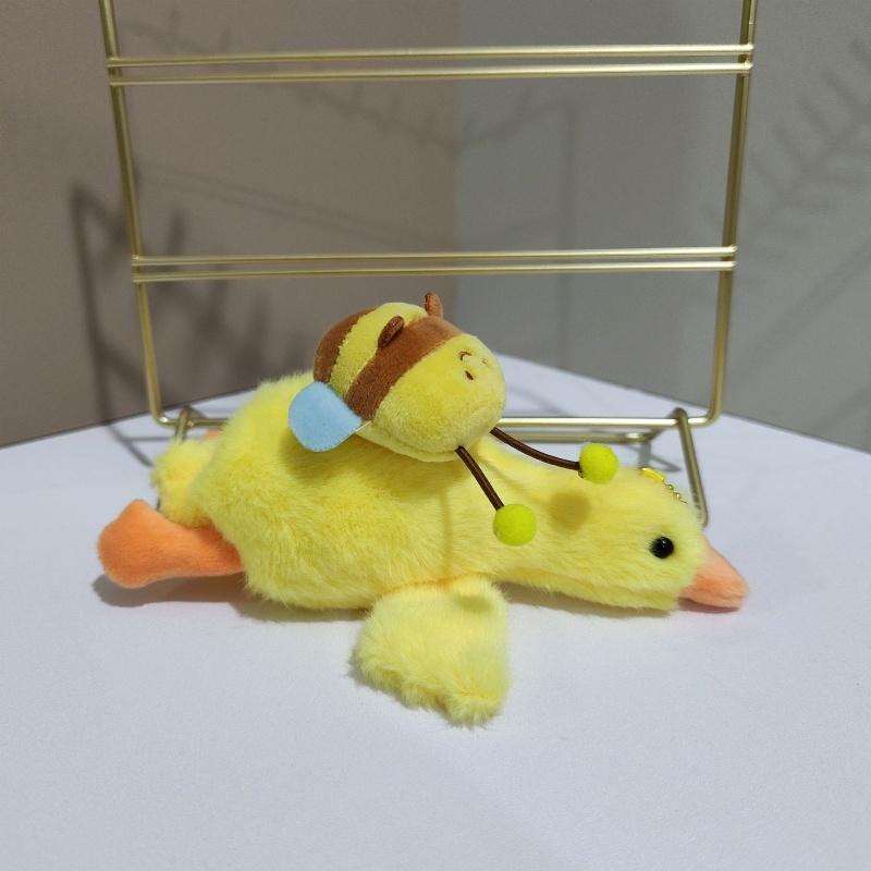 

Плюшевый брелок Милый большой белый гусь Подвеска Наполненный хлопком Пушистый Прекрасный Плюшевая игрушка-животное Подвесное украшение Мультяшный Подвеска для сумки-книги Брелок 12cm Bead Chain