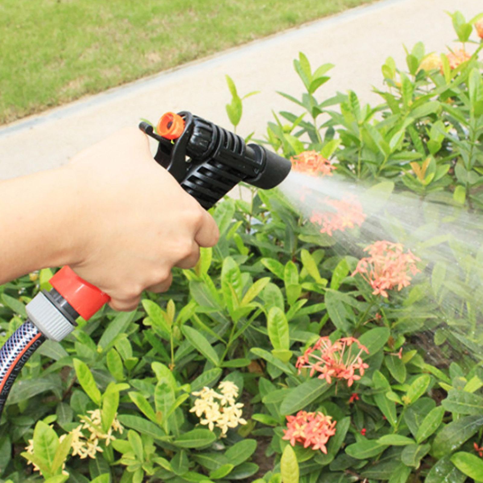 

Dual Modes Garden Hose Water Pressure Spray Nozzle Sprinkler Head Black