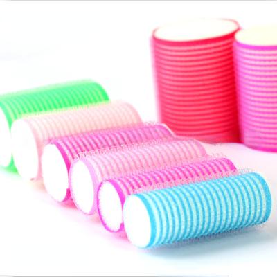 6Pc Sponge Hair Roller Set Self Grip No Heat Self-adhesive Curling Hairdressing Heatless Hair Curler Classic Styling Accessories
