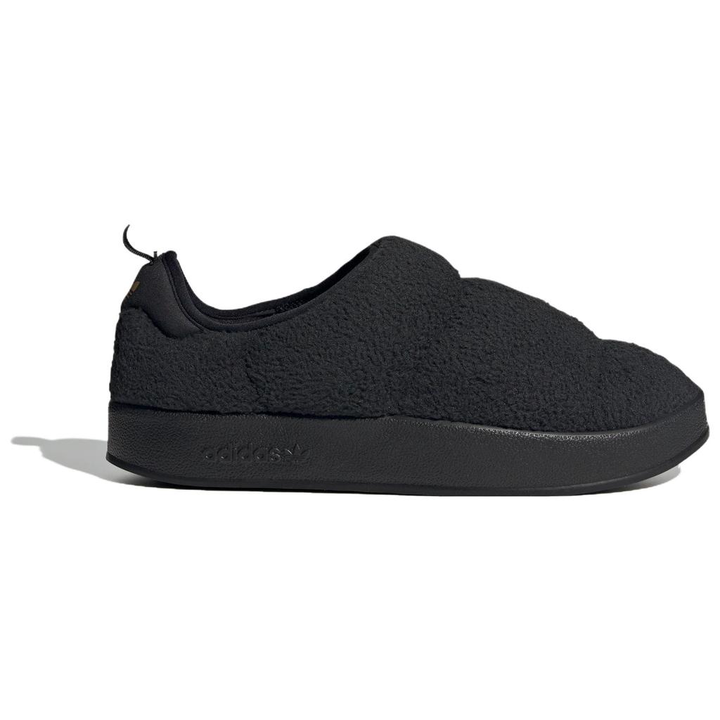 Adidas Puffylette Core Black Fleece Men Sneakers Footwear-White Pulse-Amber IG7152