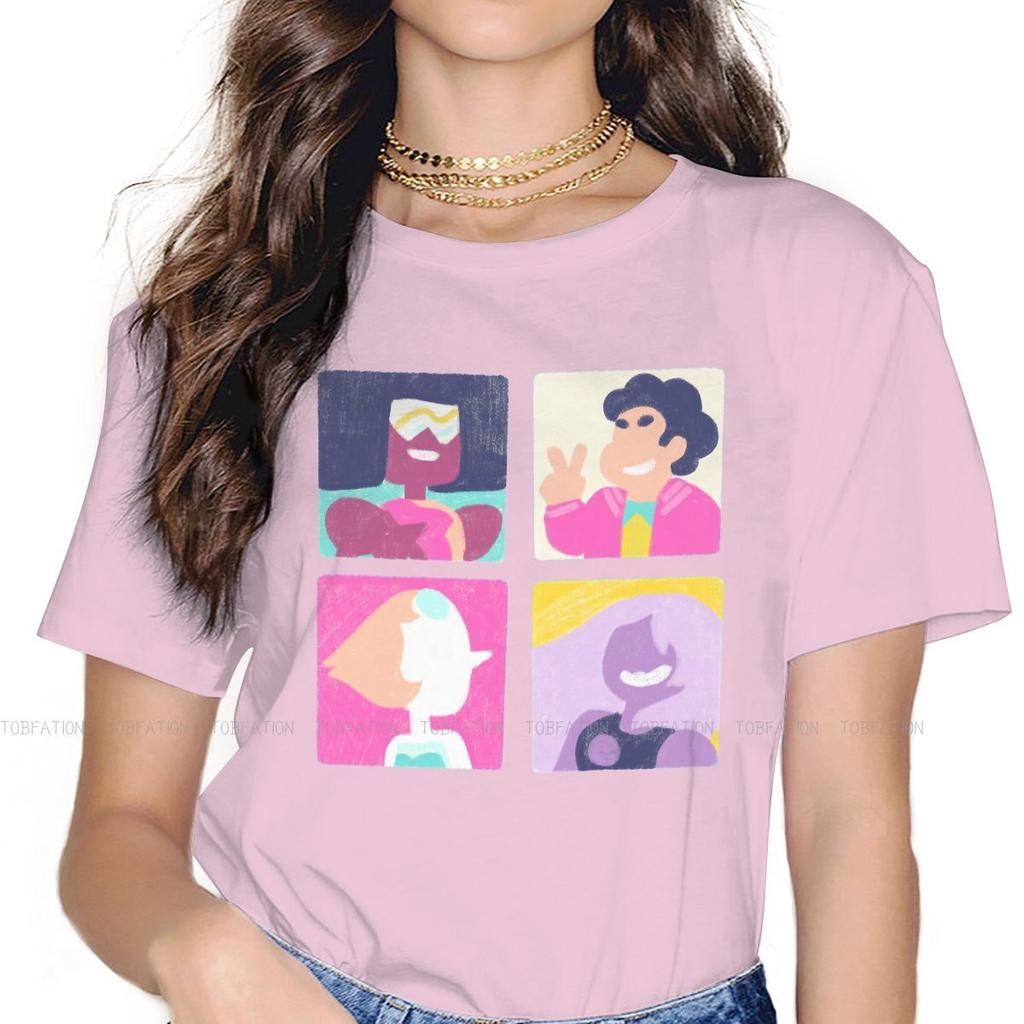 Steven Universe Animation Science Fiction Tshirt For Unisex Girl 5xl Crystal Gems Boxes Humor Leisure Sweatshirts T Shirt Novelty