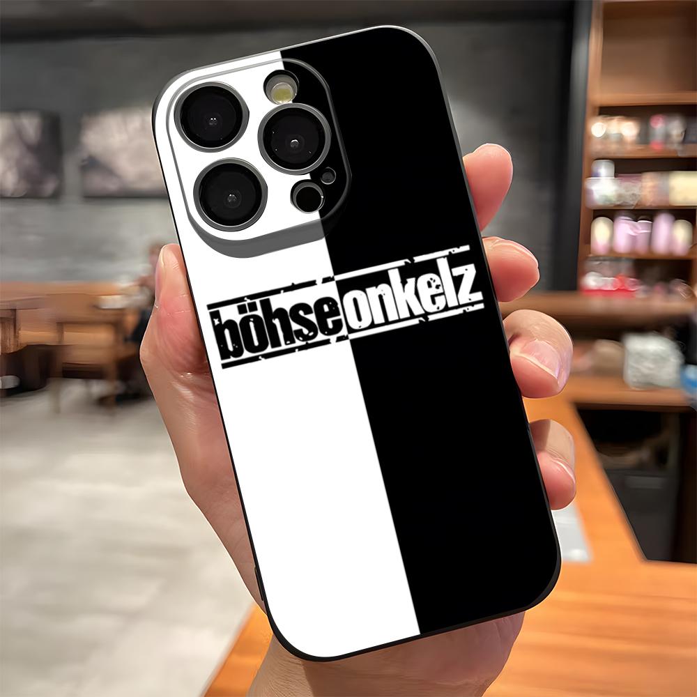 B-Bohse O-Onkelz Band Phone Case For IPhone 17 Pro Max 15 Pro 16 14 Plus 12 13 Mini 11 Pro Shockproof Soft Cover