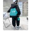 Boys' Spring and Autumn Suits, Children's Spring Hooded Jackets, Big Children's Cool and Handsome Two-piece Suits, Trendy and Cool